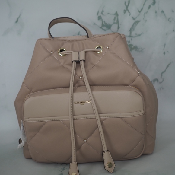 Karl Lagerfeld Quilted Nylon Quincy Backpack